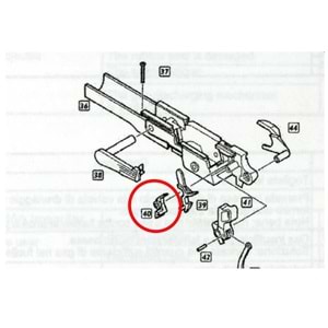 We Hi-Capa 5.1 Disconnector Sear Parts No #40