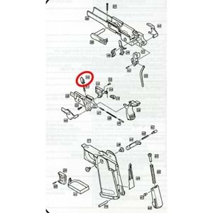 We Hi-Capa 5.1 Hammer Kurucu Emniyeti Part No #50