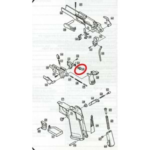 We Hi-Capa 5.1 gbb Firing Pin Parts No #53