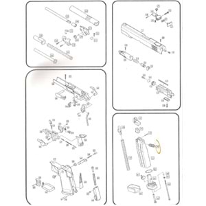 WE HI-CAPA 5.1 GBB GAS OUTLET VALVE / GAZ ÇIKIŞ VALFİ PARÇA #76