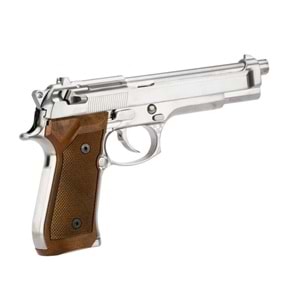 WE-TECH USA HIGH POWER ELITE M9 PTP AIRSOFT GBB TABANCA - KROM / AHŞAP