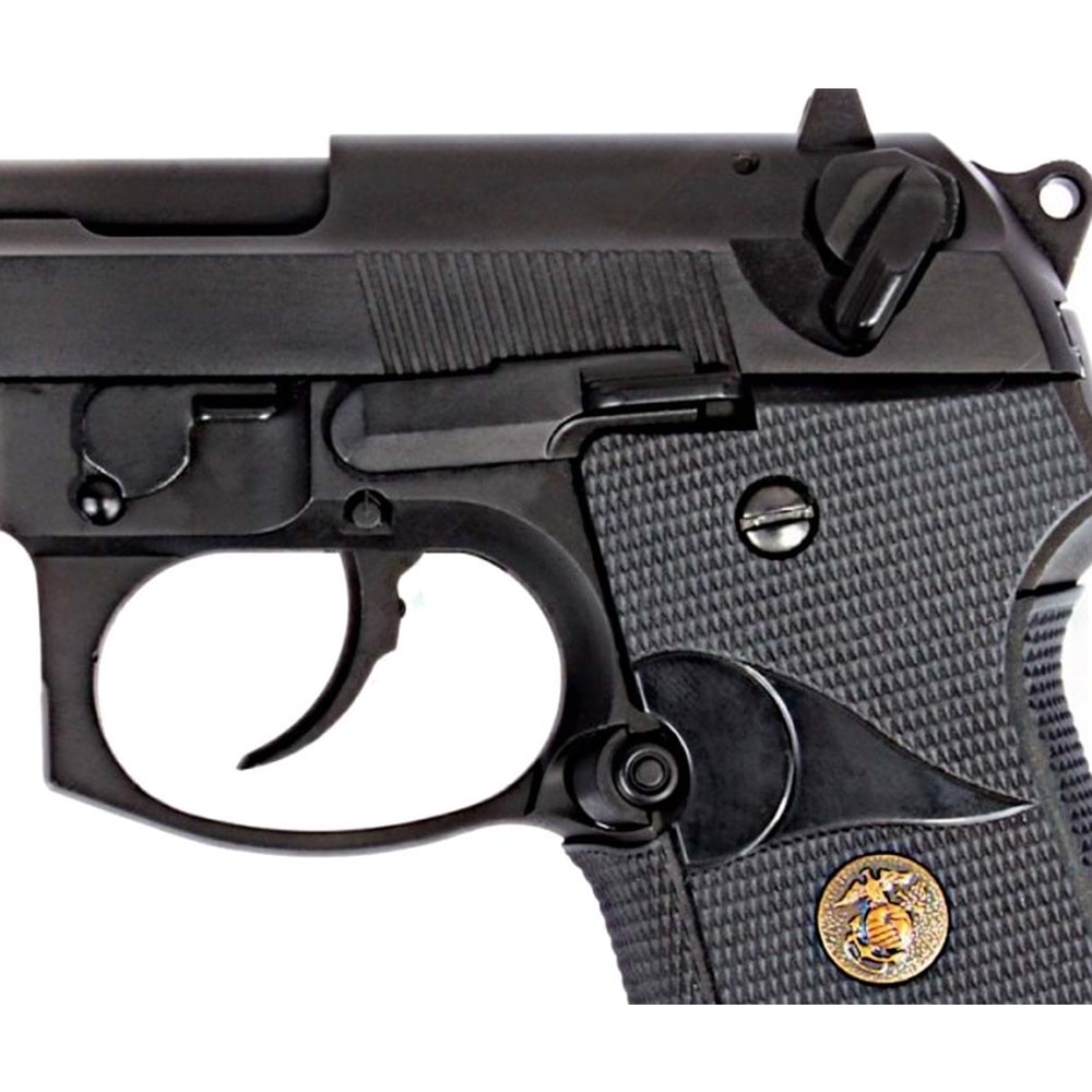 WE M9A1 Black Full Metal Airsoft GBB Tabanca - SİYAH