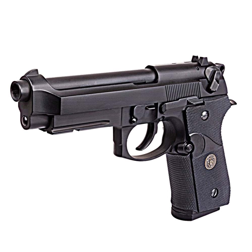 WE M9A1 Black Full Metal Airsoft GBB Tabanca - SİYAH