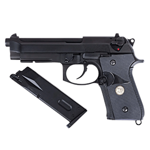 WE M9A1 Gen2 Full Metal Black Airsoft GBB Tabanca - SİYAH