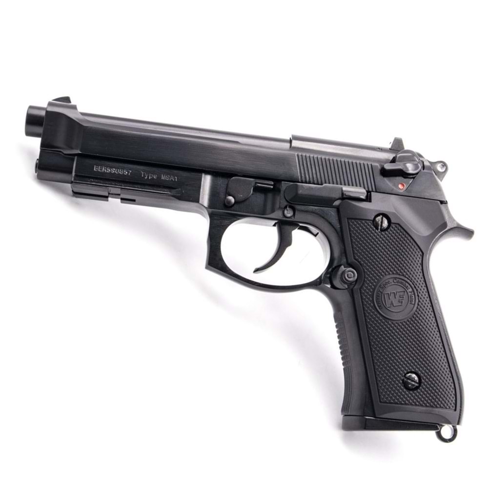 WE BERETTA M9A1 RAIL SIYAH Full AUTO GBB AIRSOFT TABANCA (WE-M012BOX-BK)