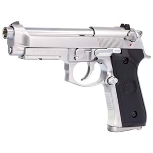 WE BERETTA M9A1 RAIL SILVER Full AUTO GBB AIRSOFT TABANCA (WE-M012BOX-SV)