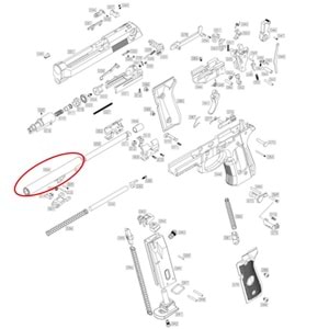 We M92 V2 Dış Namlu Parça No #06