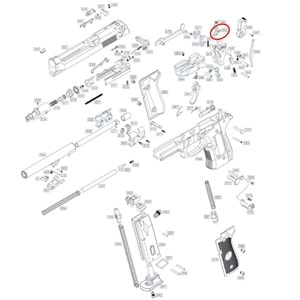 We M92 V2 Hammer İğnesi Parça No #54