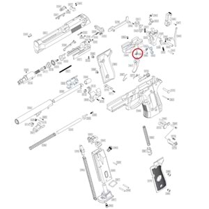 We M92 V2 Trigger Spring Parça No #68