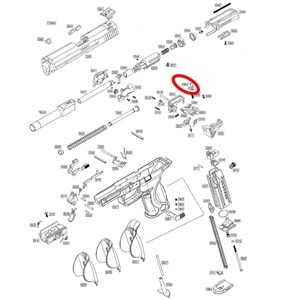 WE M&P Big Bird GBB Slide Reset Parça No #004