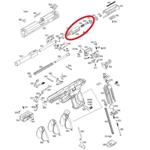 WE M&P Big Bird GBB Nozzle Set Parça No #050-051-052-053