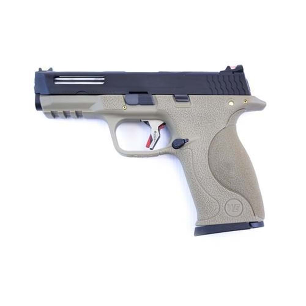 WE MP BIG BIRD TAN + BLACK SILVER NAMLU AIRSOFT TABANCA