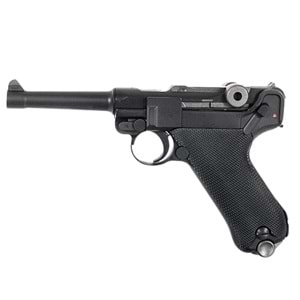 WE MAKARALI PARABELLUM 4'' KISA SIYAH AIRSOFT TABANCA P08