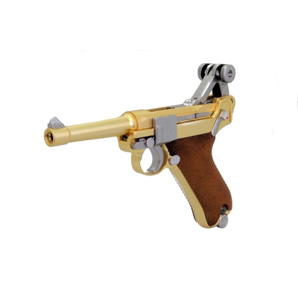 WE P08 ALTIN LUGER GOLDEN (S) 4'' Namlu AIRSOFT TABANCA