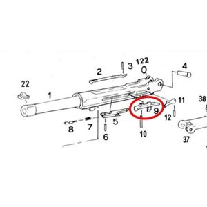 WE P08 P-08 Airsoft GBB Part #09 Boş Kovan Atıcı Demosu