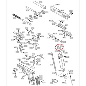 We Springfield XDM BB Tutucu Parça No #78