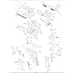 WE WE904 GBB TRIGGER BAR SPRING #88 TETİK HAREKET YAYI PARÇA