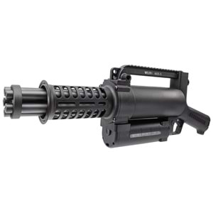 WELL PRO M-Lok Chainsaw Electric Rotating Micro M134 Gatling Mini Vulcan AEG Airsoft Tüfek