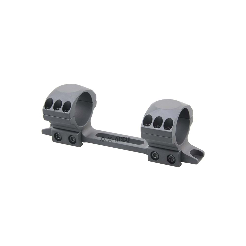 X-ACCU 30mm Medium Profil TEK PARCA SIYAH 11mm DOVETAIL Ray için Dürbün Ayağı XASR-3100