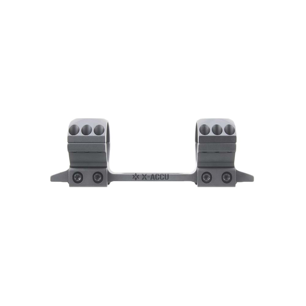 X-ACCU 30mm Medium Profil TEK PARCA SIYAH 11mm DOVETAIL Ray için Dürbün Ayağı XASR-3100