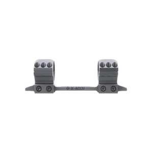 X-ACCU 30mm Medium Profil TEK PARCA SIYAH 11mm DOVETAIL Ray için Dürbün Ayağı XASR-3100