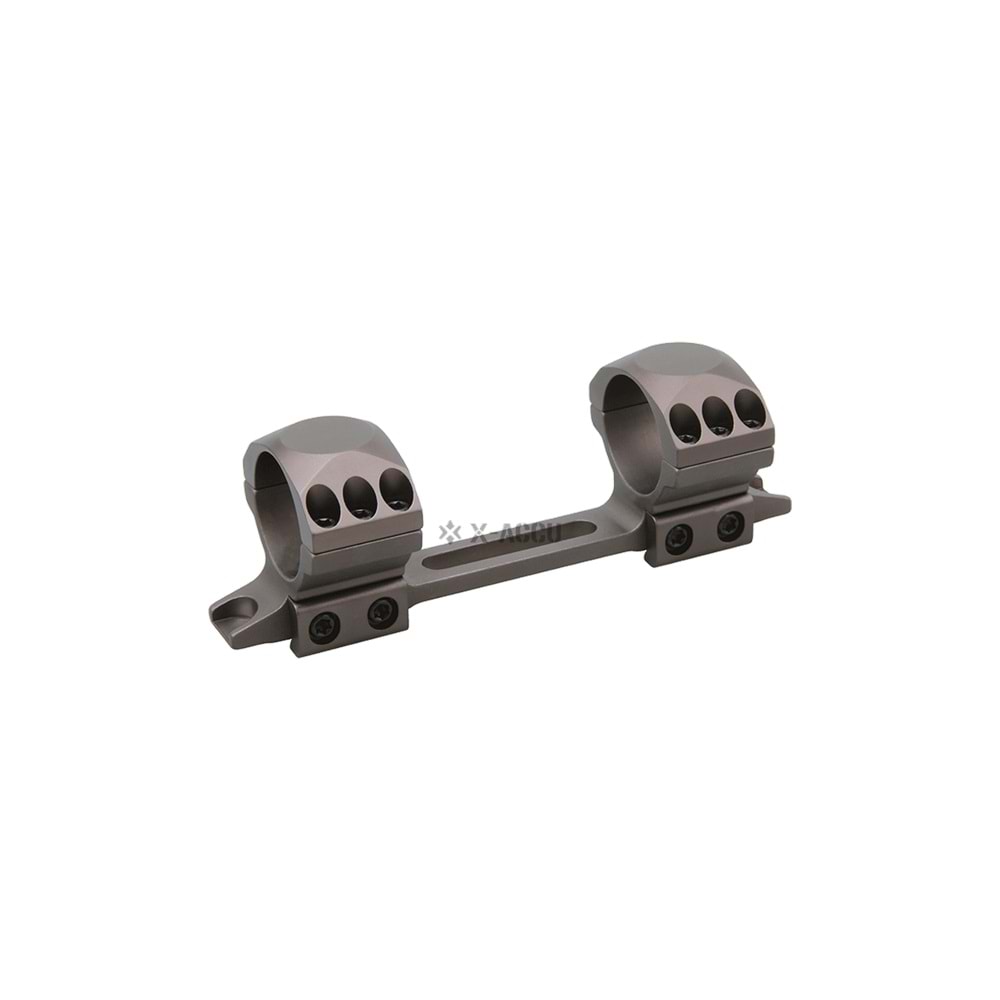 X-ACCU 30mm Medium Profil TEK PARCA FDE COYOTE 11mm DOVETAIL Ray için Dürbün Ayağı XASR-F3100