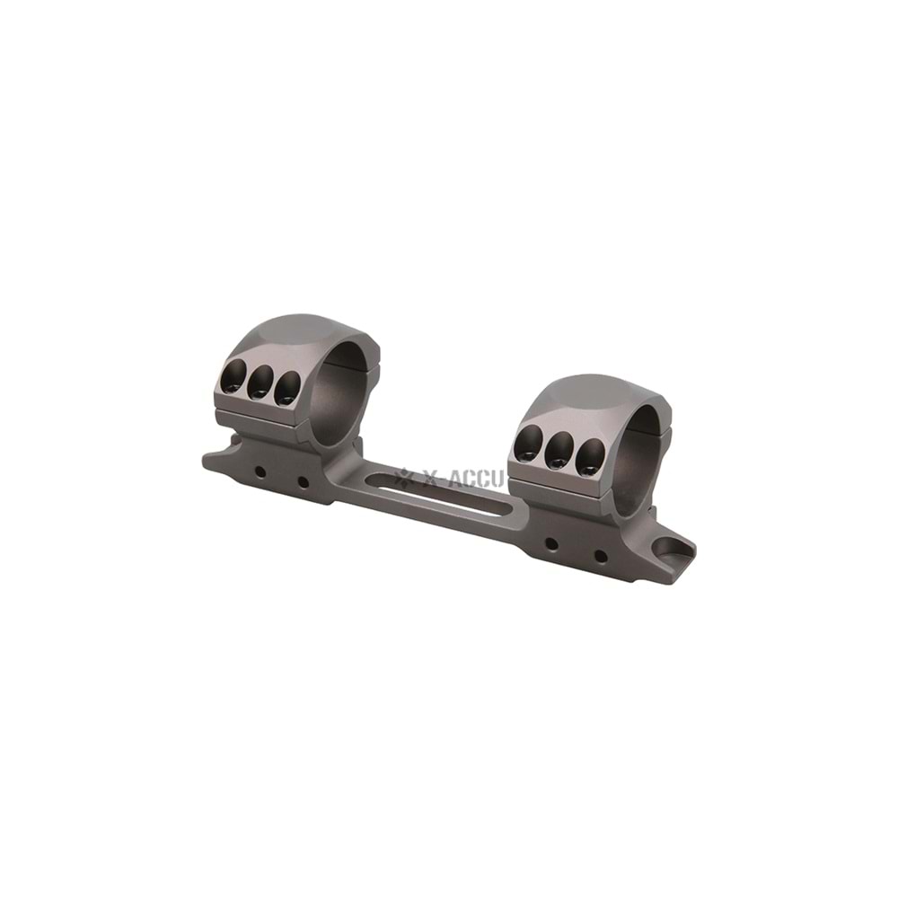 X-ACCU 30mm Medium Profil TEK PARCA FDE COYOTE 11mm DOVETAIL Ray için Dürbün Ayağı XASR-F3100