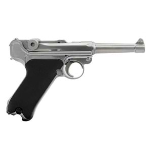 WE Luger P08 Silver 4 Kısa Namlu Airsoft Tabanca
