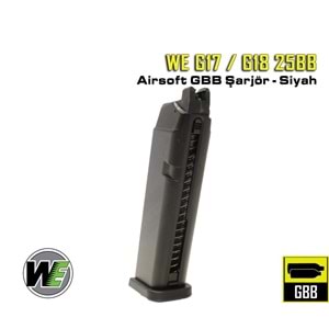 WE GLOCK G17 - G18 - G34 - G33 - G35 YEDEK ŞARJÖR