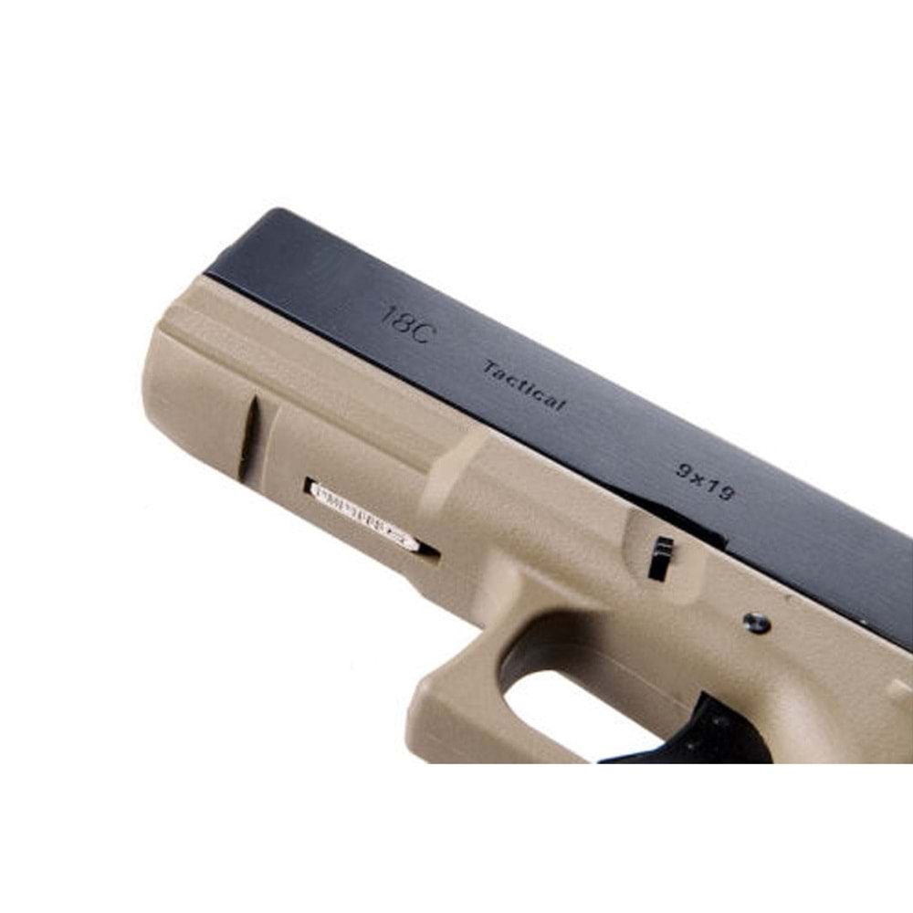 WE GLOCK G18C Gen4 TAN RENGİ AIRSOFT TABANCA