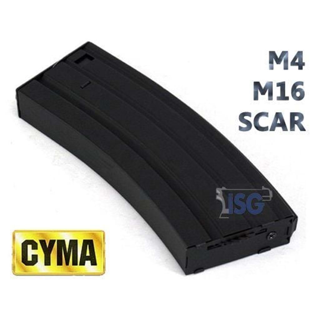 M4 / M16 / SCAR METAL Hi-Cap Magazine Şarjör 450 BB Cyma M001